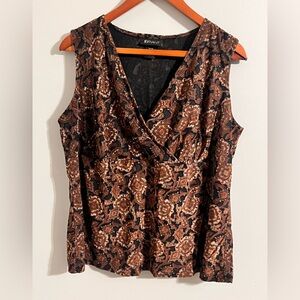 Lane Bryant sleeveless blouse